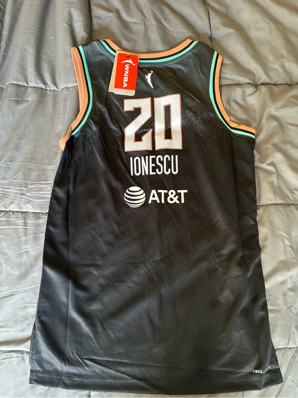Nike Kids One Piece Black with Teal and Orange Trim - New York